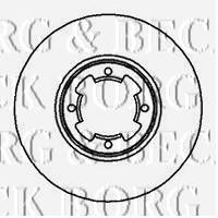 BORG & BECK bbd4063 -  Тормозной диск